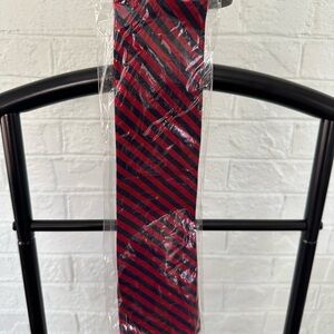 Brooks Brothers Red and Black Striped Tie